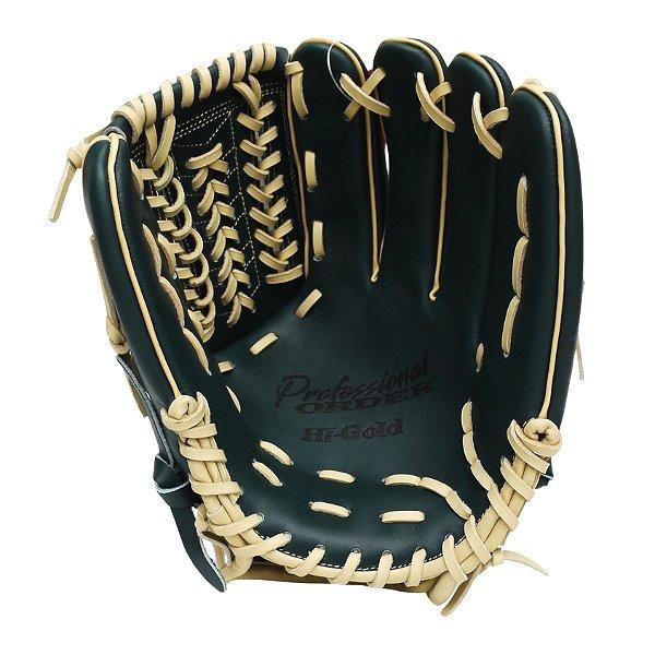 HI-GOLD Special Order 12 inch Pitcher Glove - Beige/Dark Green