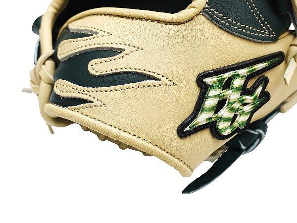 HI-GOLD Special Order 12 inch Pitcher Glove - Beige/Dark Green