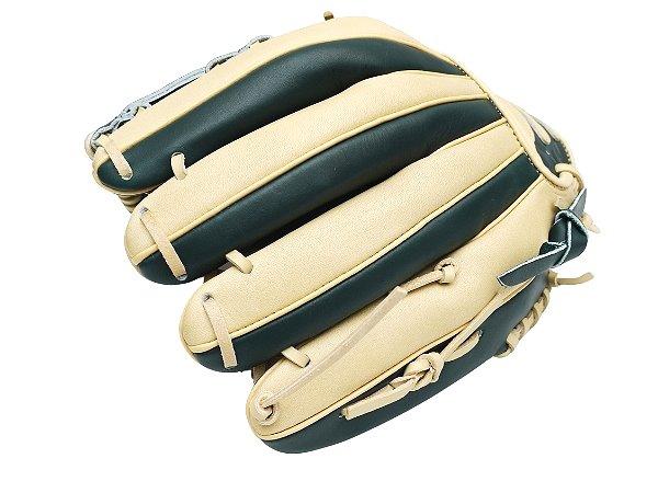 HI-GOLD Special Order 12 inch Infielder Glove - Beige/Dark Green