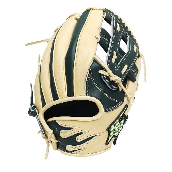 HI-GOLD Special Order 12 inch Infielder Glove - Beige/Dark Green