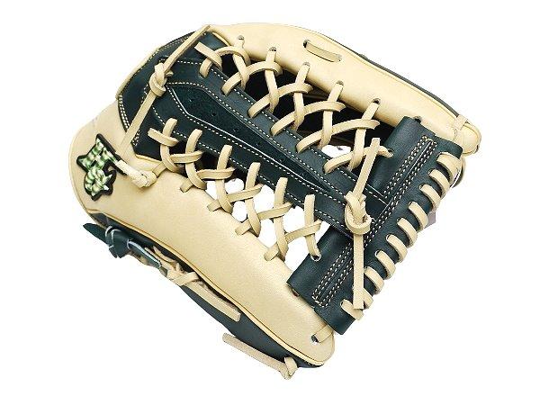 HI-GOLD Special Order 12.75 inch Outfielder Glove - Beige/Dark Green