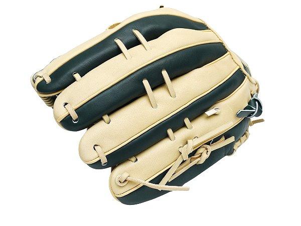HI-GOLD Special Order 12.75 inch Outfielder Glove - Beige/Dark Green