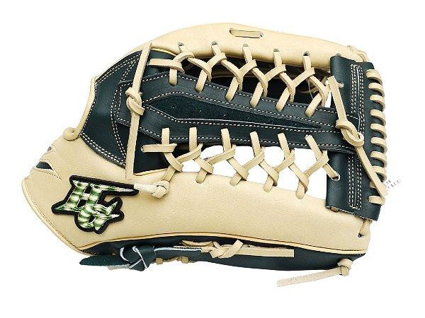 HI-GOLD Special Order 12.75 inch Outfielder Glove - Beige/Dark Green