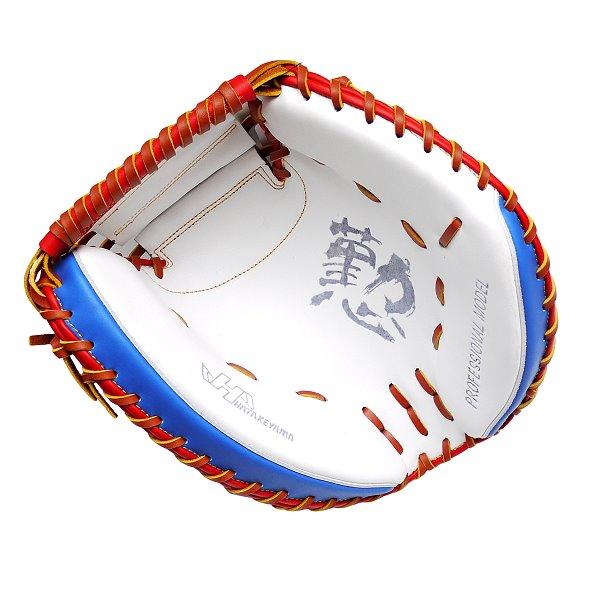 HATAKEYAMA Kin Series Fushimi Torai Model 33 inch Catcher Mitt - White/Royal/Red