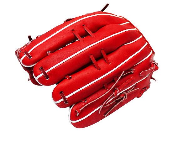 HI-GOLD Japan Steerhide 12.75 inch Outfielder Glove - Red