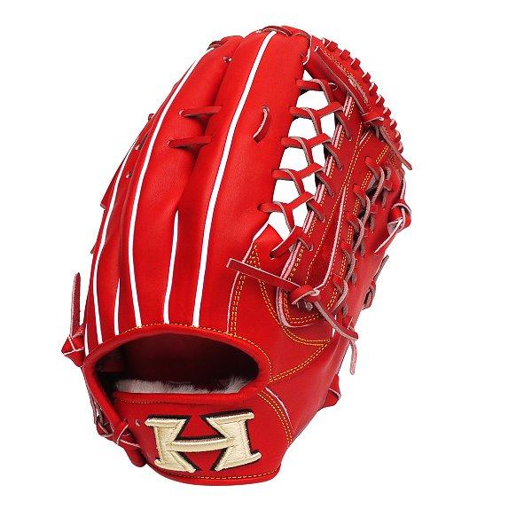 HI-GOLD Japan Steerhide 12.75 inch Outfielder Glove - Red