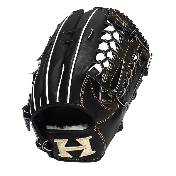 HI-GOLD Japan Steerhide 12.75 inch Outfielder Glove - Black