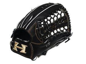 HI-GOLD Japan Steerhide 13 inch Outfielder Glove - Black