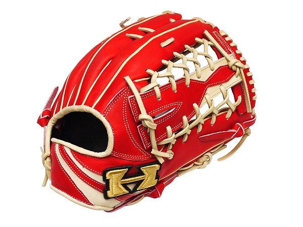 HI-GOLD Shin-Kyoku Series 13 inch Outfielder Glove - Red