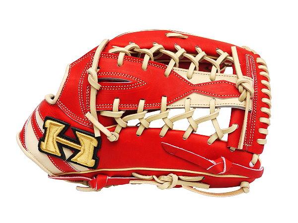 HI-GOLD Shin-Kyoku Series 13 inch Outfielder Glove - Red