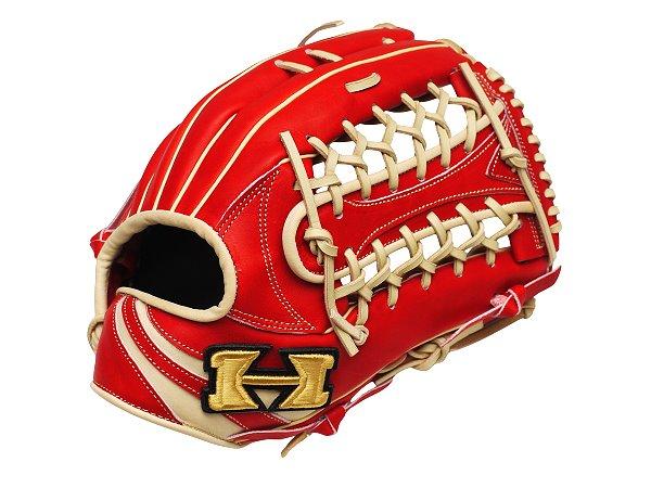 HI-GOLD Shin-Kyoku Series 12.75 inch Outfielder Glove - Red