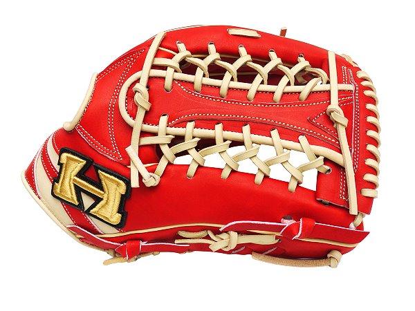 HI-GOLD Shin-Kyoku Series 12.75 inch Outfielder Glove - Red