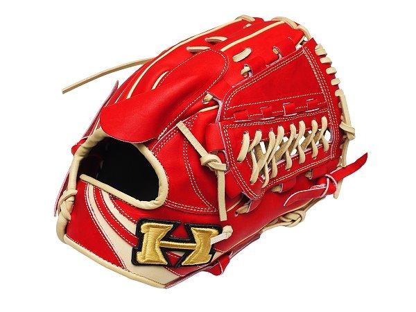 HI-GOLD Shin-Kyoku Series 11.75 inch Pitcher Glove - Red