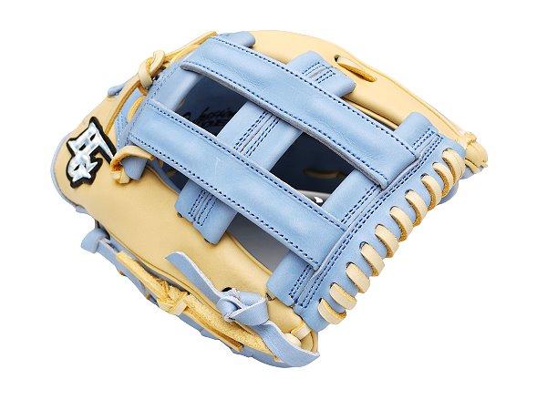 HI-GOLD Special Order 12 inch Infielder Glove - Beige/Skyblue