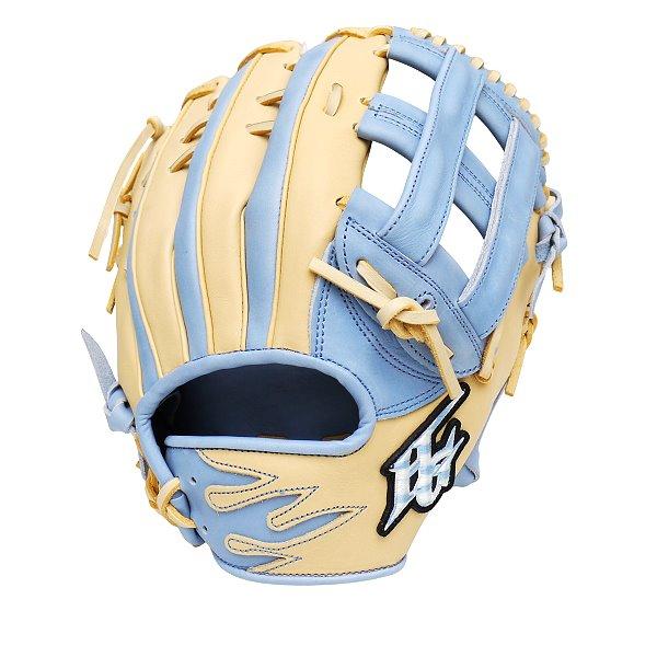 HI-GOLD Special Order 12 inch Infielder Glove - Beige/Skyblue