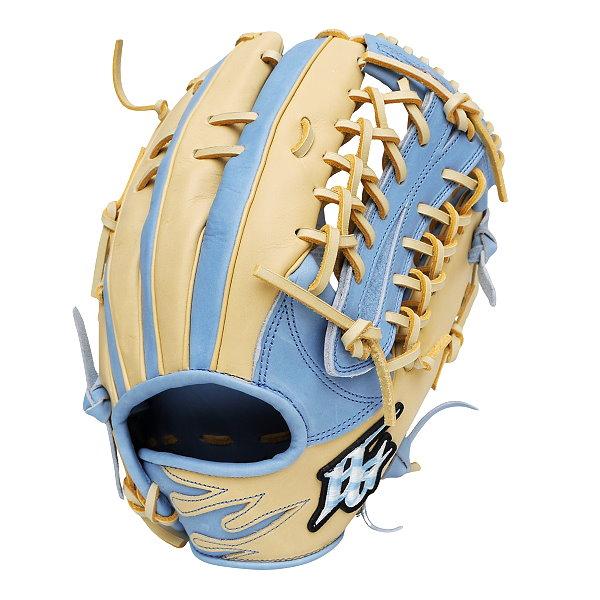 HI-GOLD Special Order 12.75 inch Outfielder Glove - Beige/Skyblue