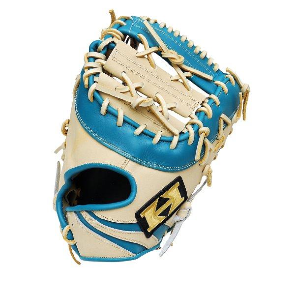 HI-GOLD Pro Order 12.5 inch First Base Mitt - Beige/Lake Green
