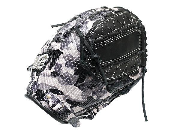 TWB Special Ops Camo US Kip Fastback 12 inch Pitcher Glove - Black/Grey