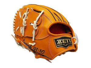 ZETT 12 inch Japan Steerhide Custom Glove for Ms. Jumonville