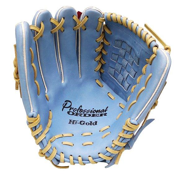 HI-GOLD Special Order 12 inch LHT Pitcher Glove - Skyblue