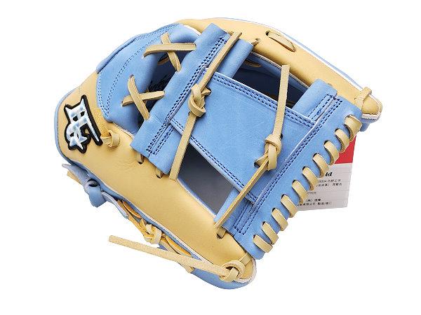 HI-GOLD Special Order 11.5 inch Infielder Glove - Beige/Skyblue