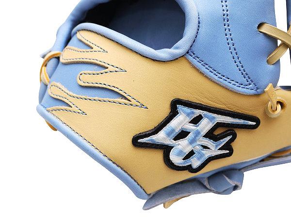 HI-GOLD Special Order 11.5 inch Infielder Glove - Beige/Skyblue