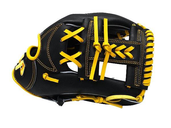 HATAKEYAMA Classic Series 11.5 inch Infielder Glove - Black/Yellow