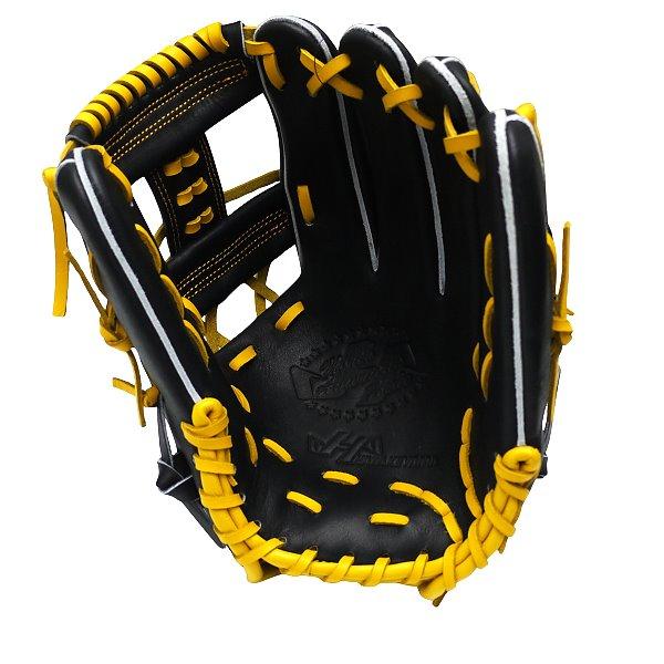 HATAKEYAMA Classic Series 11.5 inch Infielder Glove - Black/Yellow