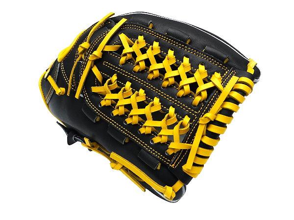 HATAKEYAMA Classic Series 11.75 inch Infielder Glove - Black/Yellow