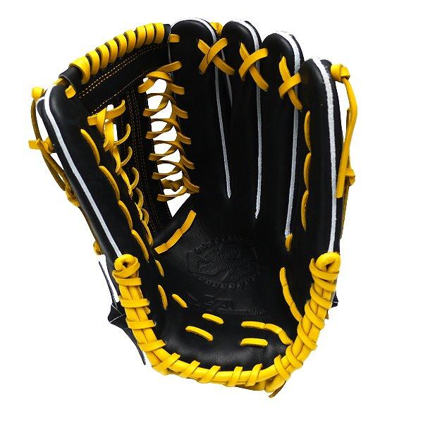 HATAKEYAMA Classic Series 12.75 inch Outfielder Glove - Black/Yellow