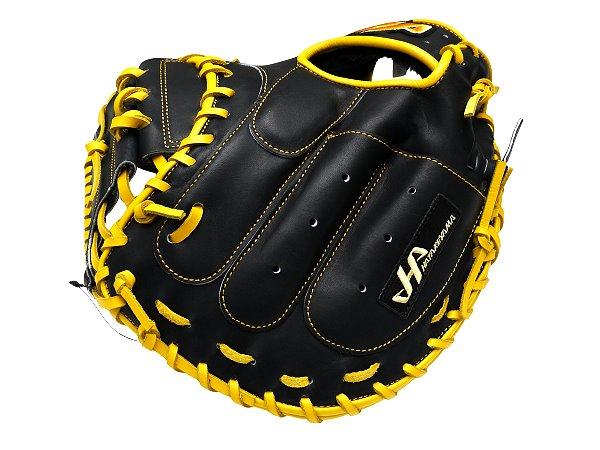 HATAKEYAMA Classic 33 inch Catcher Mitt - Black/Yellow