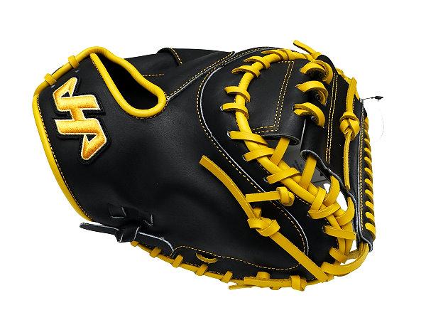 HATAKEYAMA Classic 33 inch Catcher Mitt - Black/Yellow
