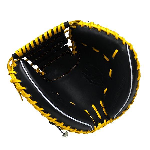 HATAKEYAMA Classic 33 inch Catcher Mitt - Black/Yellow