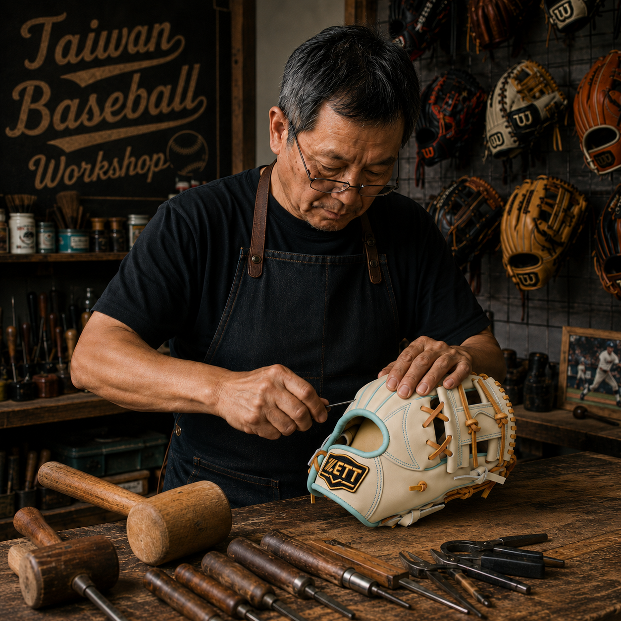 Taiwan Baseball Glove Break-In Service