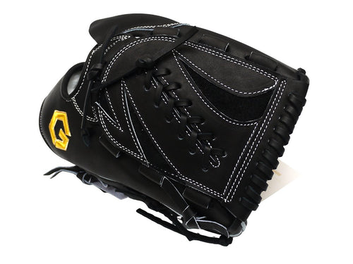 GLOVEHOUSE Japan Premium Hokkaido Frontier Leather 12 inch Pitcher Glove - Black #2