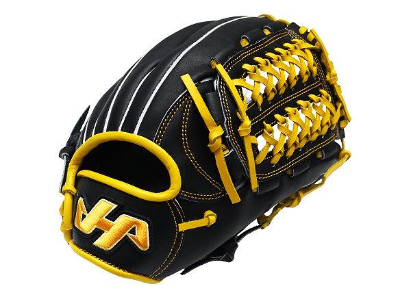 HATAKEYAMA Classic Series 11.75 inch Infielder Glove - Black/Yellow #1