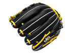 HATAKEYAMA Classic Series 11.75 inch Infielder Glove - Black/Yellow #3