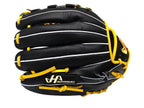 HATAKEYAMA Classic Series 11.75 inch Infielder Glove - Black/Yellow #5