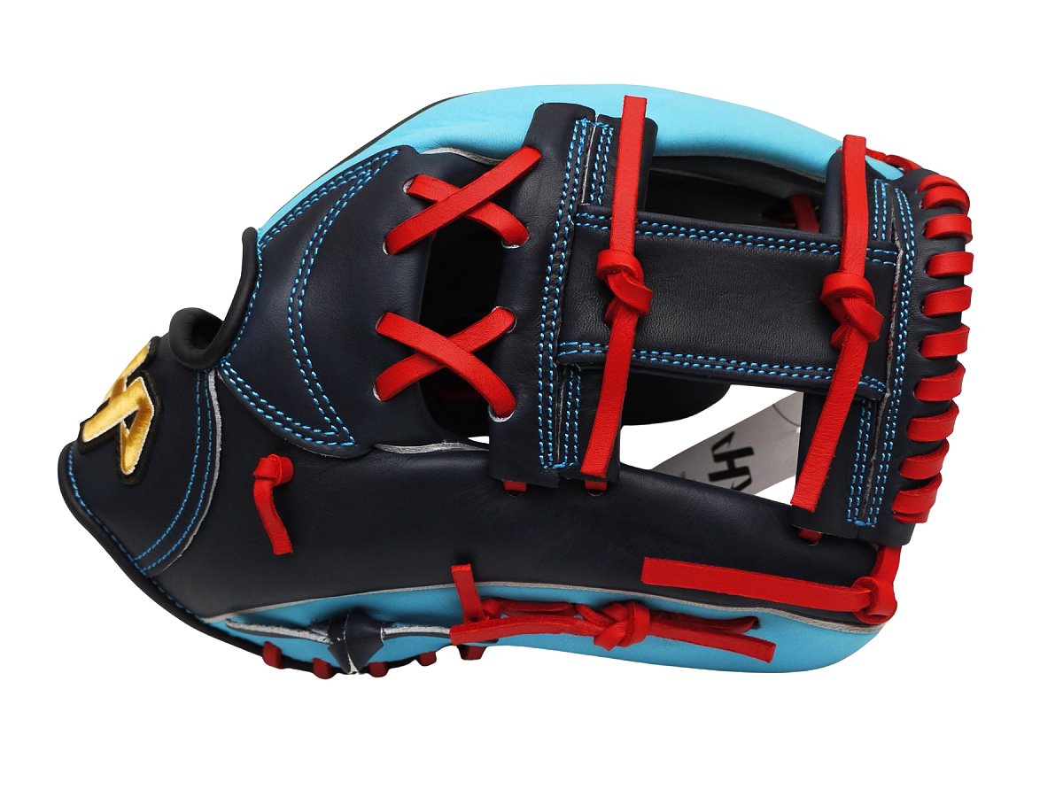 HATAKEYAMA Classic Series 12 inch Infielder Glove - Navy/Skyblue