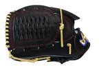 HATAKEYAMA Classic Series 12 inch Left Hand Throw Pitcher Glove - Black/Beige #4