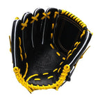 HATAKEYAMA Classic Series 12 inch Left Hand Throw Pitcher Glove - Black/Yellow #7
