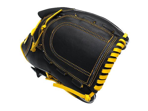 HATAKEYAMA Classic Series 12 inch Pitcher Glove - Black/Yellow #2
