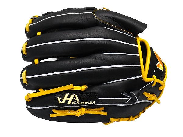 HATAKEYAMA Classic Series 12 inch Pitcher Glove - Black/Yellow #5