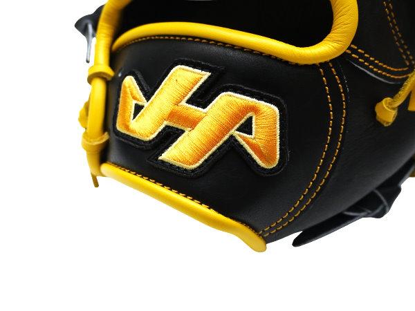 HATAKEYAMA Classic Series 12 inch Pitcher Glove - Black/Yellow #8