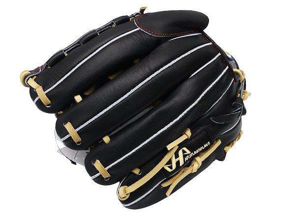 HATAKEYAMA Classic Series 12 inch Pitcher Glove - Black/Beige #3