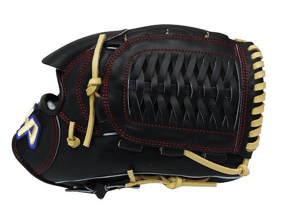 HATAKEYAMA Classic Series 12 inch Pitcher Glove - Black/Beige #4