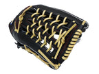HATAKEYAMA Classic Series 12.75 inch Outfielder Glove - Black/Beige #2
