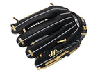 HATAKEYAMA Classic Series 12.75 inch Outfielder Glove - Black/Beige #3
