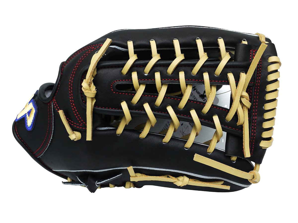 HATAKEYAMA Classic Series 12.75 inch Outfielder Glove - Black/Beige #4
