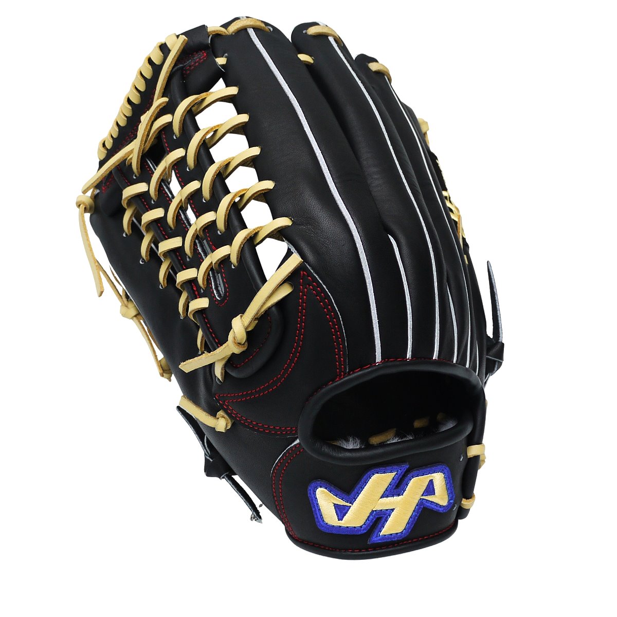 HATAKEYAMA Classic Series 12.75 inch Left Hand Throw Outfielder Glove - Black/Beige #6